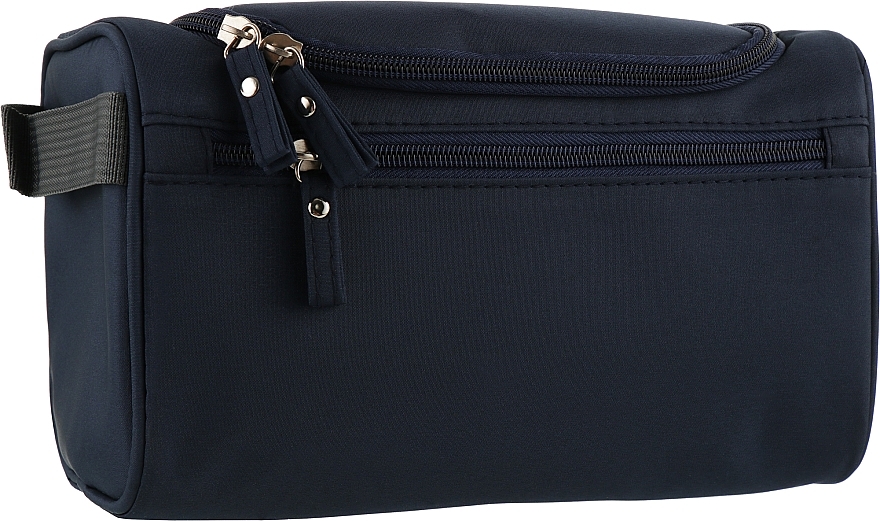 Water Resistant Makeup Bag LX-021N, 26x15x16 cm, dark blue - Cosmo Shop — photo N1