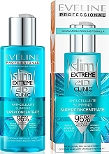 Fragrances, Perfumes, Cosmetics Anti-Cellulite Concentrate with Cooling Effect - Eveline Cosmetics Slim Extreme 4D Clinic Anti Cellulite Super Concentrate