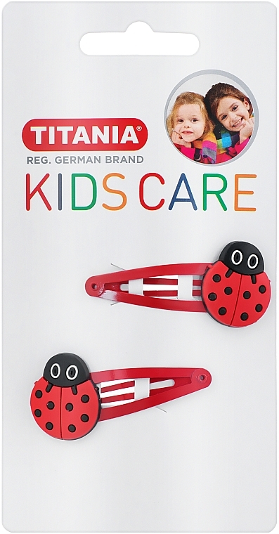 Hair Clips "Ladybug" - Titania Kids Care — photo N1