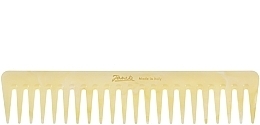 Comb, 7487 - Janeke Horn Color Hair Comb — photo N1