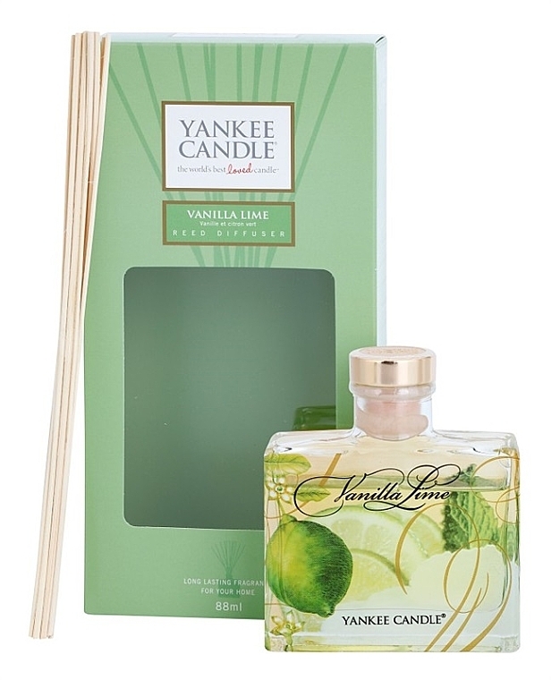 Reed Diffuser "Vanilla and Lime" - Yankee Candle Vanilla Lime — photo N1