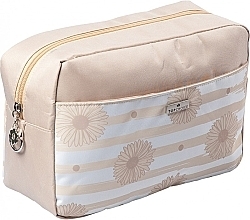 Fragrances, Perfumes, Cosmetics Makeup Bag "Marguerite", 98116, beige - Top Choice