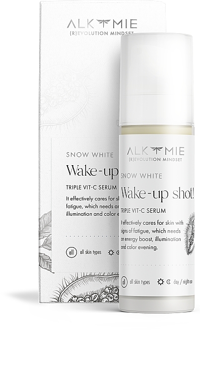 Triple Vitamin C Face Serum - Alkmie Wake-Up Shot Triple Vit-C Serum — photo N2