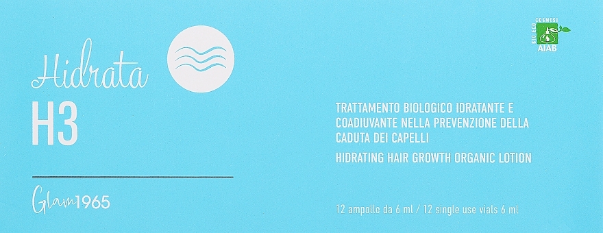 Anti Hair Loss Moisturizer for Dry Skin - Glam1965 Hidrata H3 — photo N4