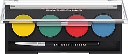 Fragrances, Perfumes, Cosmetics Eyeliner Palette - Makeup Revolution Water Activated Graphic Liner Palette