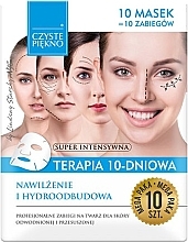 Fragrances, Perfumes, Cosmetics Face Mask "Moisturizing Therapy 10-Days " - Czyste Piekno Moisturizing Therapy 10 Days