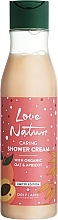 Fragrances, Perfumes, Cosmetics Organic Oats and Apricot Caring Shower Gel  - Oriflame Love Nature Caring Shower Cream