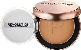 Powder - Makeup Revolution Conceal & Define Satin Matte Powder Foundation — photo N4