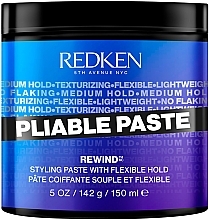 Soft Styling Paste - Redken Rewind 06 Pliable Styling Paste — photo N1