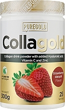 Strawberry Daiquiri Flavored Collagen + Hyaluronic Acid and Vitamin C - PureGold CollaGold Strawberry Daiquiri — photo N1