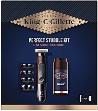 Kit - Gillette King C. Perfect Stubble Kit (moisturizer/100ml + trimmer/1pc) — photo N1