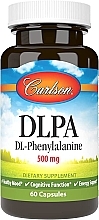PhenylalanineAmino Acid, 500 mg - Carlson Labs DLPA DL-Phenylalanine — photo N1
