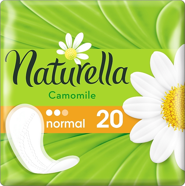 Sanitary Pads, 20pcs - Naturella Camomile Normal — photo N1