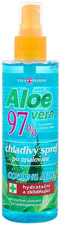 Aloe Vera Soothing Spray - Vivaco Vivapharm Aloe Vera 97% Cooling Spray — photo N1