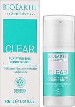 Face Cleansing Serum for Problem & Combination Skin - Bioearth Senstive Clear Purifying Skin Concentrate — photo N2