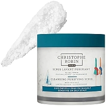 Cleansing Scalp Scrub - Christophe Robin Cleansing Purifying Scrub With Sea Salt — photo N3