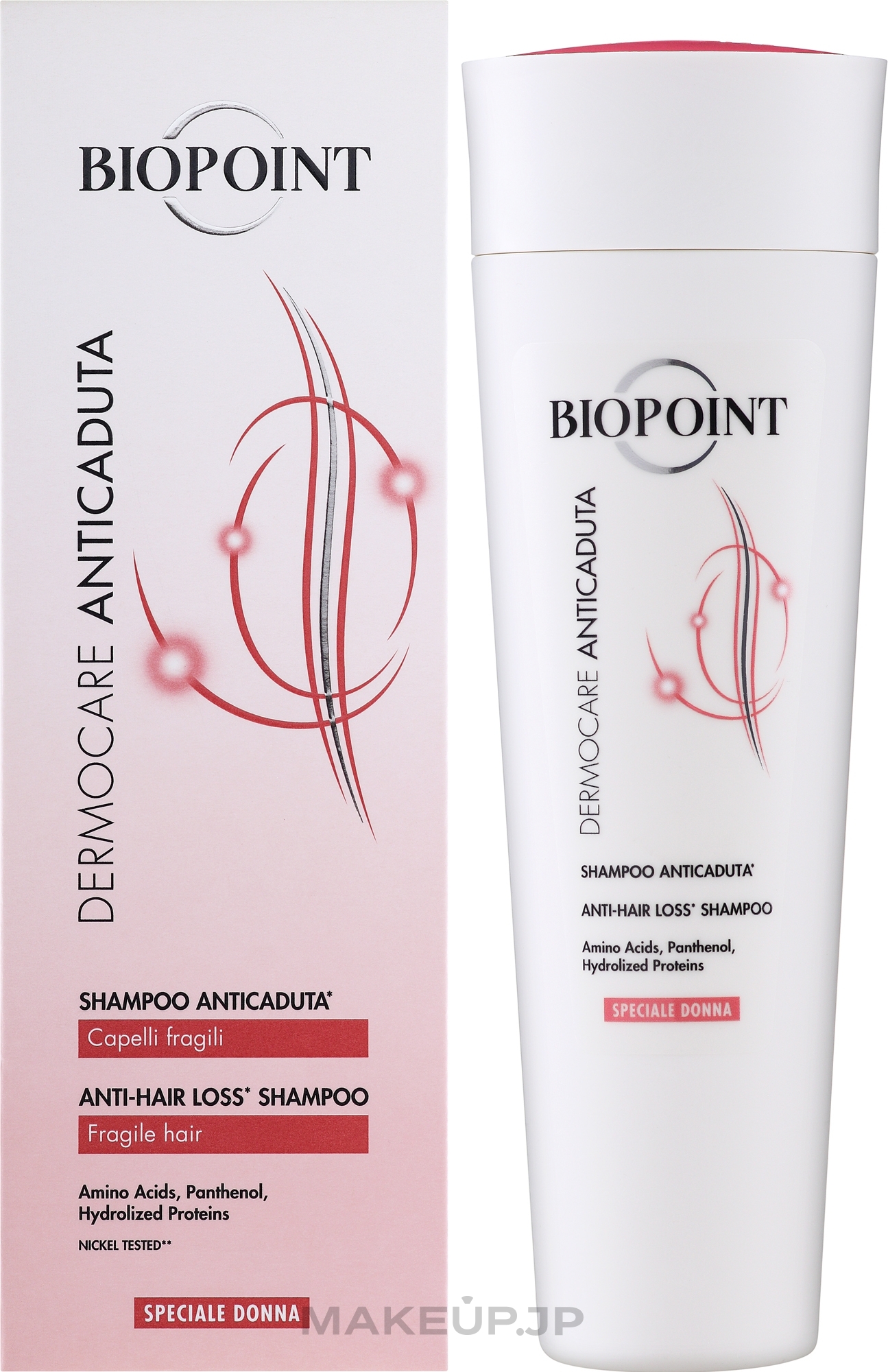 Anti Hair Loss Shampoo for Women - Biopoint Shampoo Anticaduta Donna — photo 200 ml