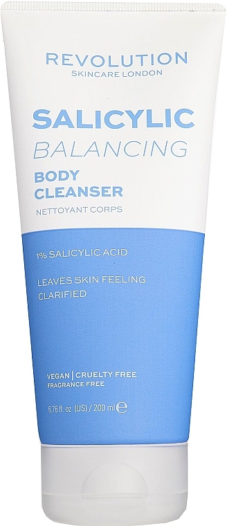 Body Cleanser - Revolution Body Skincare Salicylic Balancing Body Cleanser — photo N1