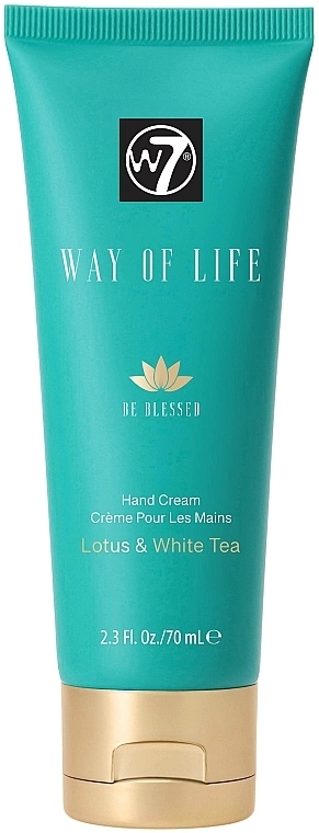 Lotus & White Tea Hand Cream - W7 Way of Life Hand Cream Be Blessed — photo N1