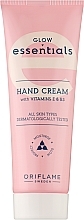 Fragrances, Perfumes, Cosmetics Vitamins E & B3 Hand Cream - Oriflame Essentials Glow Essentials Hand Cream With Vitamins E & B3