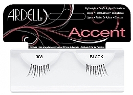 False Lashes - Ardell Lash Accents Black 308 — photo N1