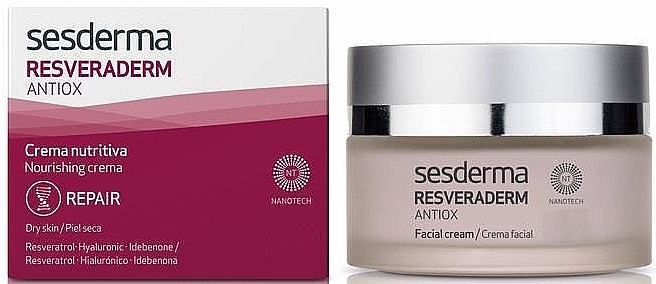 Antioxidant Nourishing Cream - SesDerma Laboratories Resveraderm Antiox Nourishing Facial Cream — photo N1