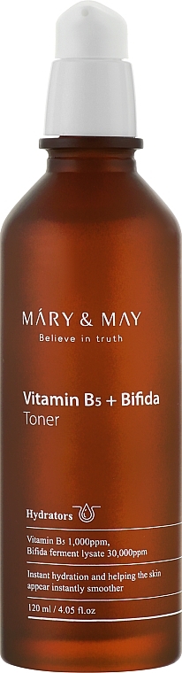 Toner with Bifidobacteria & Vitamin B5 - Mary & May Vitamine B5+ Bifida Toner — photo N1