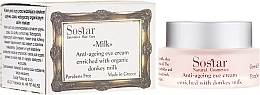 Fragrances, Perfumes, Cosmetics Anti-Aging Eye Cream - Sostar Anti-Aging Eye Cream Enriched With Donkey Milk