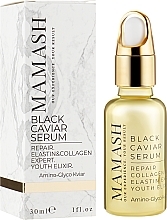 Nourishing Face Serum with Precious Black Caviar Extract - Mamash Black Caviar — photo N1