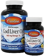 Fragrances, Perfumes, Cosmetics Set - Carlson Labs Cod Liver Oil Gems 460 mg