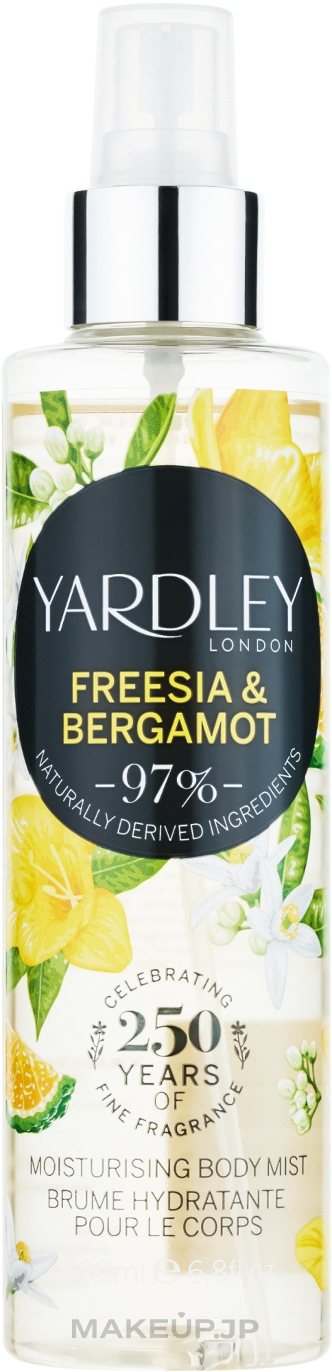 Yardley Freesia & Bergamot - Body Spray — photo 200 ml