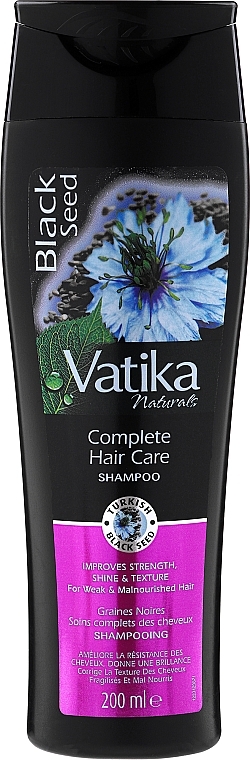 Black Cumin Shampoo - Dabur Vatika Black Seed Shampoo — photo N3