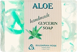 Fragrances, Perfumes, Cosmetics Glycerin Soap "Aloe" - Bulgarian Rose Green Cherry Aloe Soap