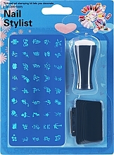 Fragrances, Perfumes, Cosmetics Stamp Set, blue 01 - PRC Nail Stylist 01