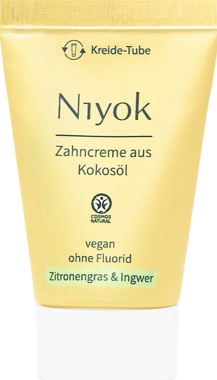 Coconut Oil Peppermint & Lemon Toothpaste - Niyok Organic Coconut Oil Peppermint & Lemon Toothpaste (mini size) — photo N5