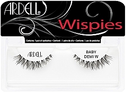 False Lashes - Ardell Wispies Baby Demi W Black — photo N1