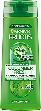 Fragrances, Perfumes, Cosmetics Shampoo for Oily Hair - Garnier Fructis Cucumber Fresh Shampoo