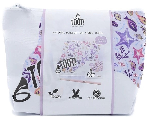 Set - Toot! Super Starfish Eyeshadow Bag Set (eyesh/2,3g + brush/1pcs + bag/1pcs) — photo N2