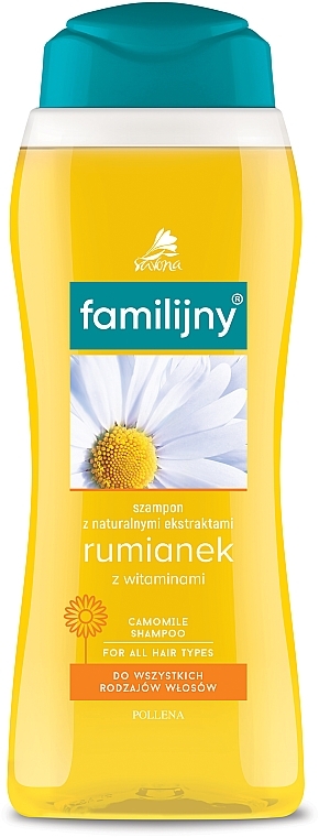 Normal Hair Shampoo - Pollena Savona Familijny Camomile & Vitamins Shampoo — photo N2