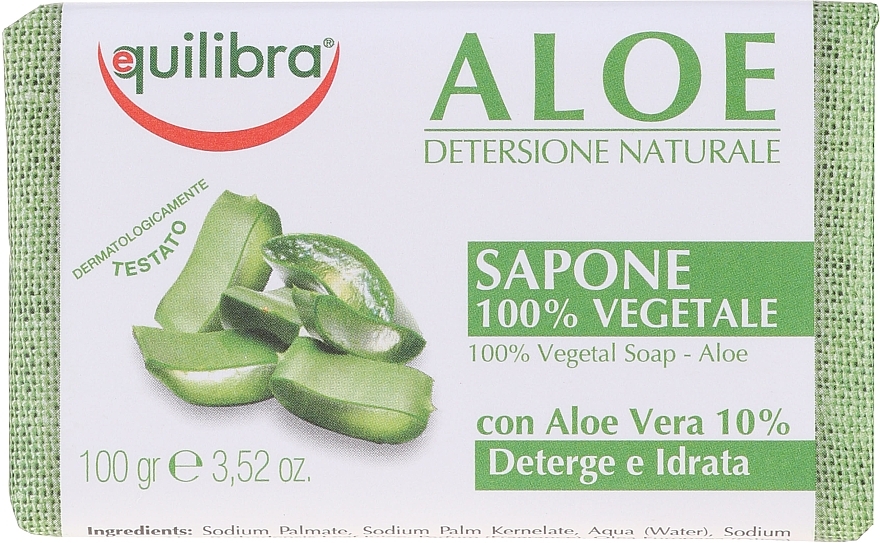 Set - Equilibra Aloe (cr/75ml + soap/100g) — photo N3