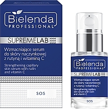 Fragrances, Perfumes, Cosmetics Firming Vascular Skin Serum with Rutin & Vitamin - Bielenda Professional SupremeLab S.O.S