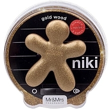 Fragrances, Perfumes, Cosmetics Mr&Mrs Fragrance NIKI Gold Wood - Car Air Freshener