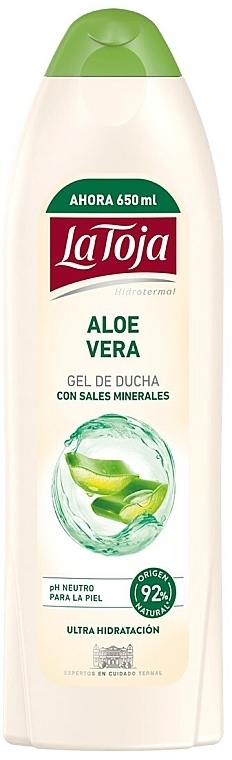 Shower Gel - La Toja Hydrothermal Aloe Vera With Mineral Salts Shower Gel — photo N2