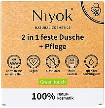 Fragrances, Perfumes, Cosmetics Hand & Body Soap 'Green Touch' - Niyok 2in1