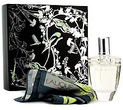 Fragrances, Perfumes, Cosmetics Lalique Fleur De Cristal - Set (edp/100ml + scraf)