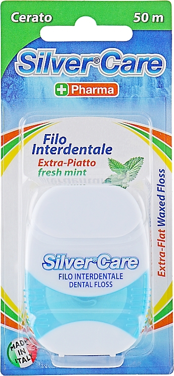 Extra-Flat Dental Floss, 50 m - Silver Care — photo N1