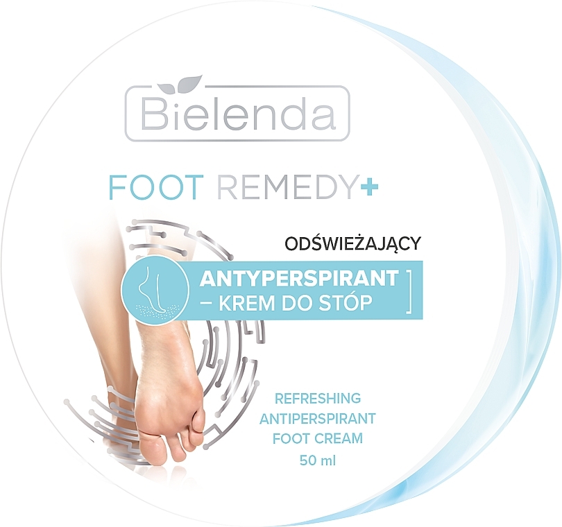 Refreshing Antiperspirant Foot Cream - Bielenda Foot Remedy+ Refreshing Antiperspirant Foot Cream — photo N1