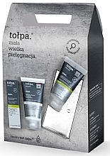 Fragrances, Perfumes, Cosmetics Set - Tolpa Dermo Men Pure (cr/gel/40ml + ash/balm/125ml + gel/150ml)