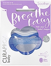 Fragrances, Perfumes, Cosmetics Baby Soother with Storage Case, 7-18 Months, Blue - Curaprox Baby Soother Breathe Easy