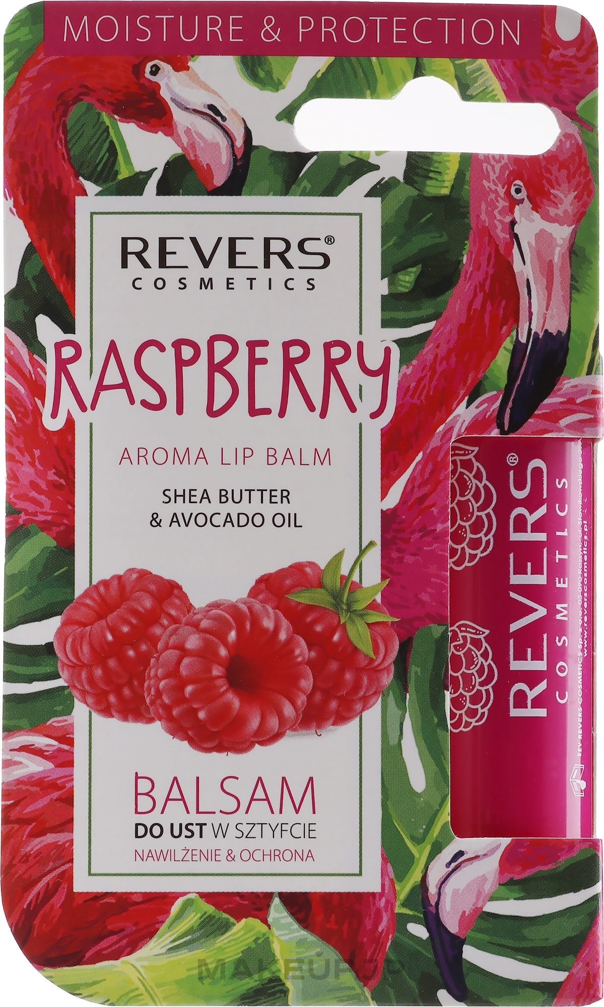 Lip Balm with Raspberry Oil - Revers Cosmetics Lip Balm Raspberry — photo 4 g